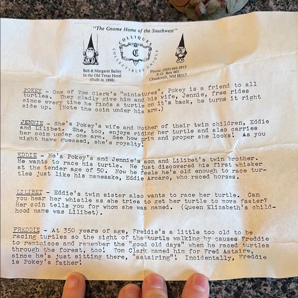 Tom Clark's Creations lilibet frog racer gnome Figurine - Picture 9 of 9